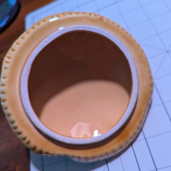 Whimsical Orange and Brown Ceramic Mushroom Art - Picture 9 of 11